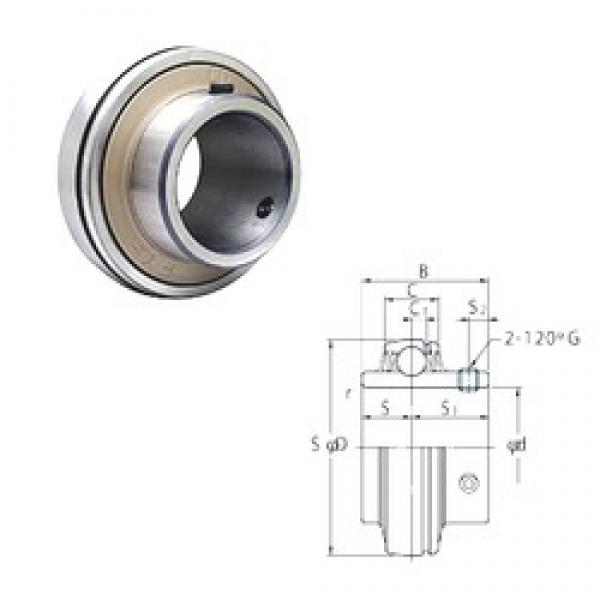 FYH UC203 deep groove ball bearings #3 image