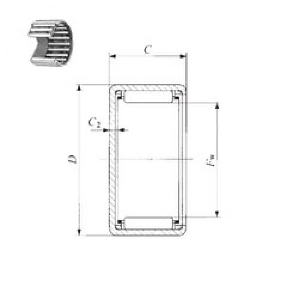 IKO BHAM 2012 needle roller bearings #3 image