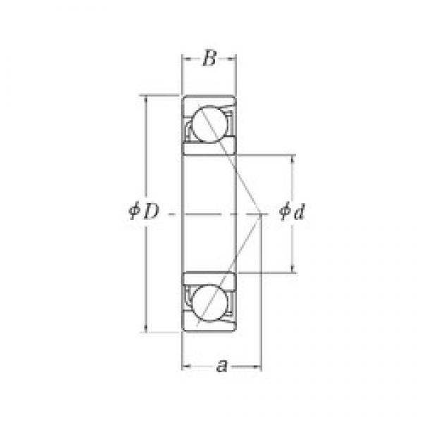 RHP LJT1.1/4 angular contact ball bearings #3 image