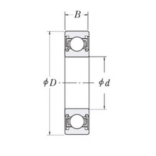 RHP LJ1.1/2-2RS deep groove ball bearings #3 image