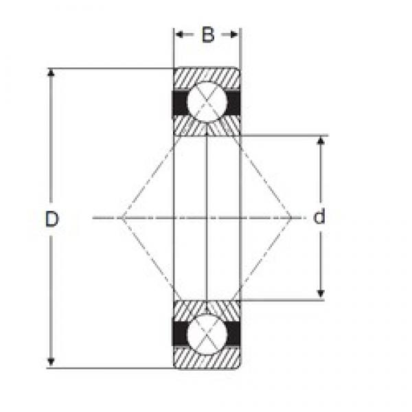 SIGMA QJ 318 N2 angular contact ball bearings #3 image