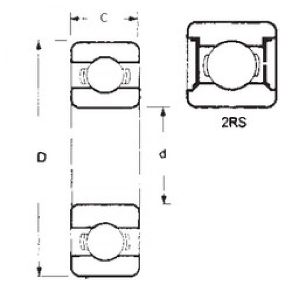 FBJ 6011-2RS deep groove ball bearings #2 image