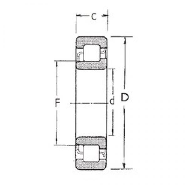 FBJ NJ2304 cylindrical roller bearings #2 image