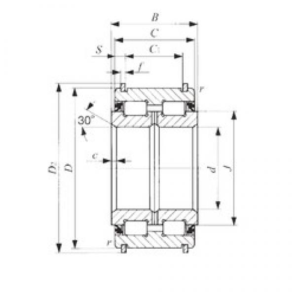 IKO NAS 5015UUNR cylindrical roller bearings #3 image