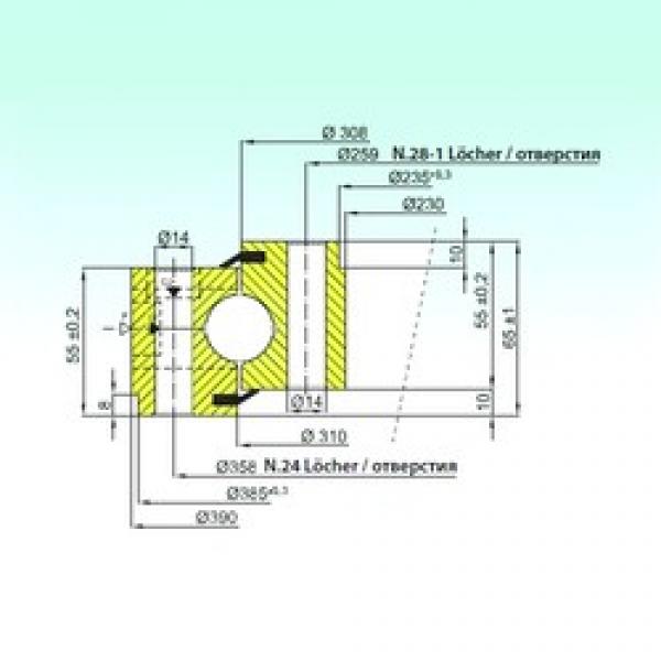 ISB NB1.25.0308.200-1PPN thrust ball bearings #3 image
