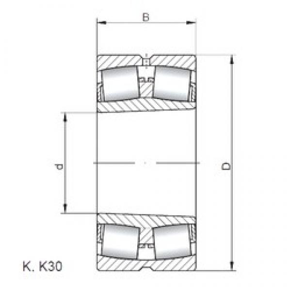 ISO 240/1000 K30W33 spherical roller bearings #3 image