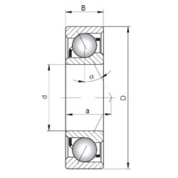 ISO 7009 A angular contact ball bearings #3 image
