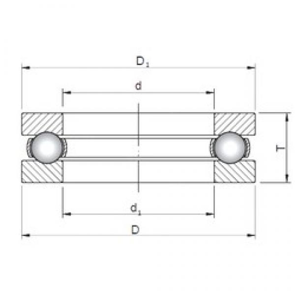 ISO 51105 thrust ball bearings #3 image