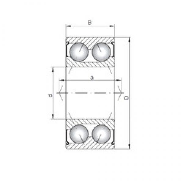 ISO 3808 ZZ angular contact ball bearings #3 image