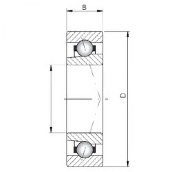 ISO 71901 A angular contact ball bearings #3 image