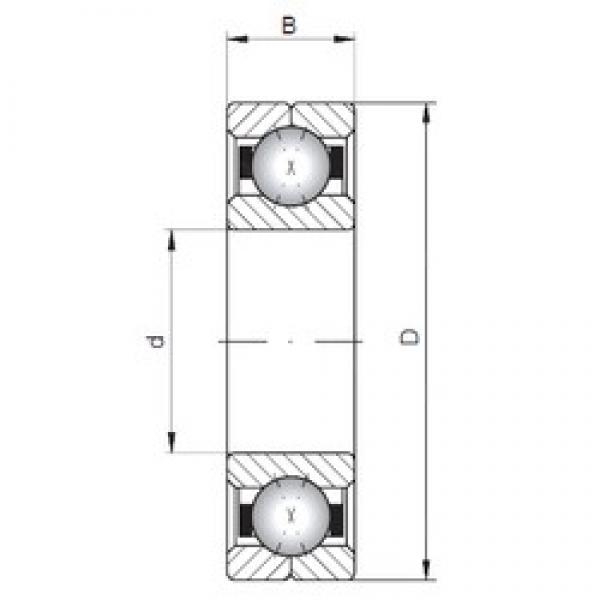 ISO Q222 angular contact ball bearings #3 image