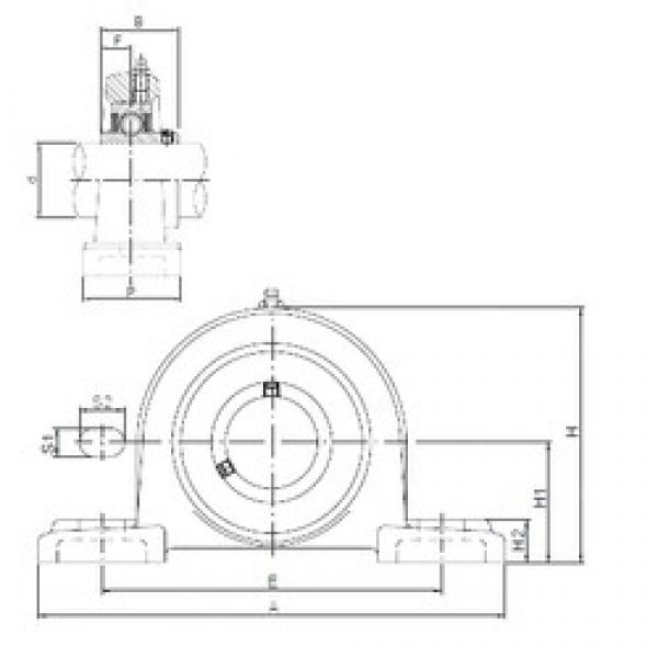 ISO UCP201 bearing units #3 image