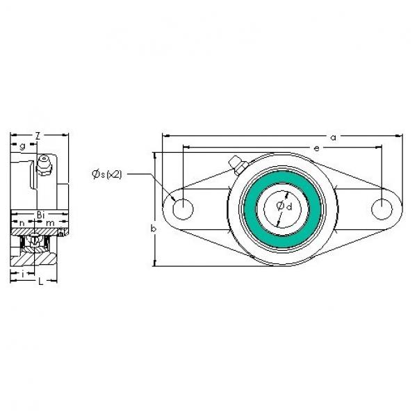 AST UCFL 206-17 bearing units #2 image