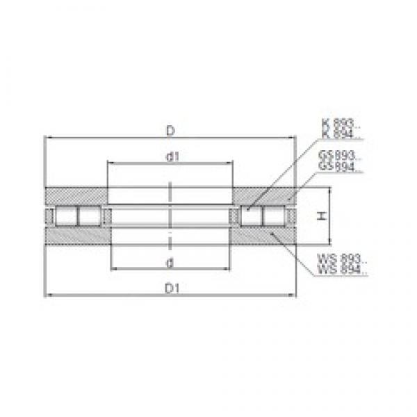 ISO 89311 thrust roller bearings #3 image