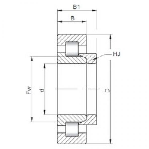 ISO NH210 cylindrical roller bearings #3 image