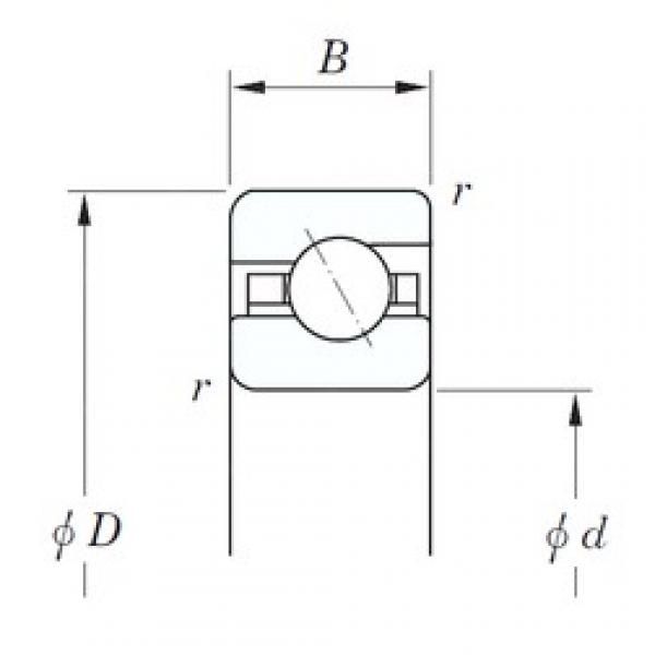 KOYO KDA040 angular contact ball bearings #2 image