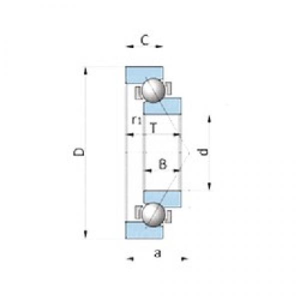 NSK BA230-2A angular contact ball bearings #2 image