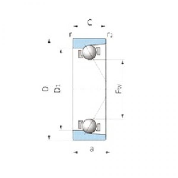 IJK ASA1742 angular contact ball bearings #2 image