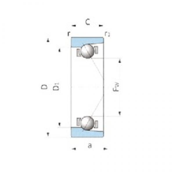 IJK ASA2943 angular contact ball bearings #2 image