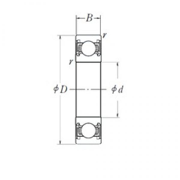 KBC B25-157A1HL1DDTA2 deep groove ball bearings #3 image