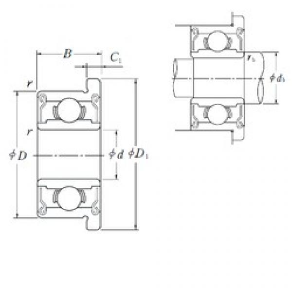 ISO FR166ZZ deep groove ball bearings #3 image