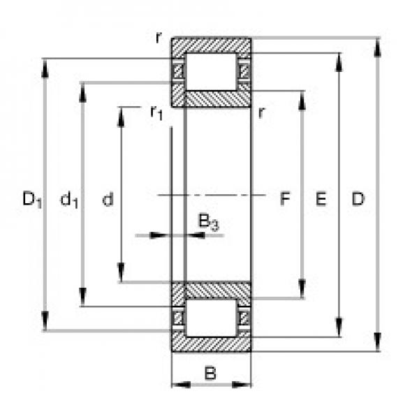 FAG NUP2219-E-TVP2 cylindrical roller bearings #2 image