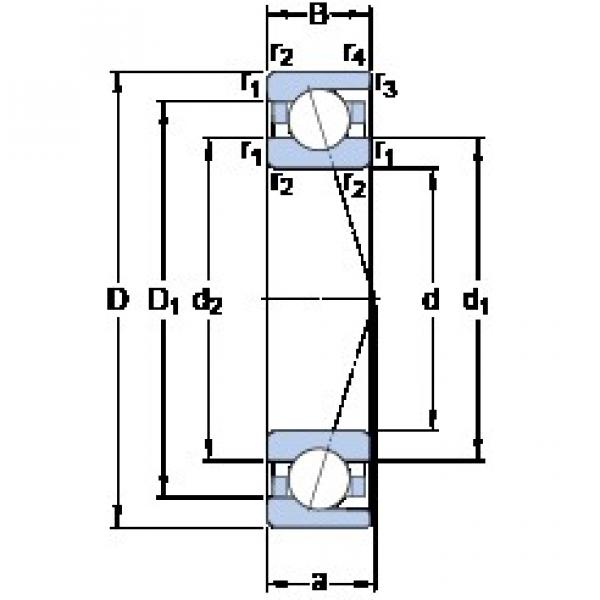 SKF 7003 ACD/HCP4A angular contact ball bearings #2 image
