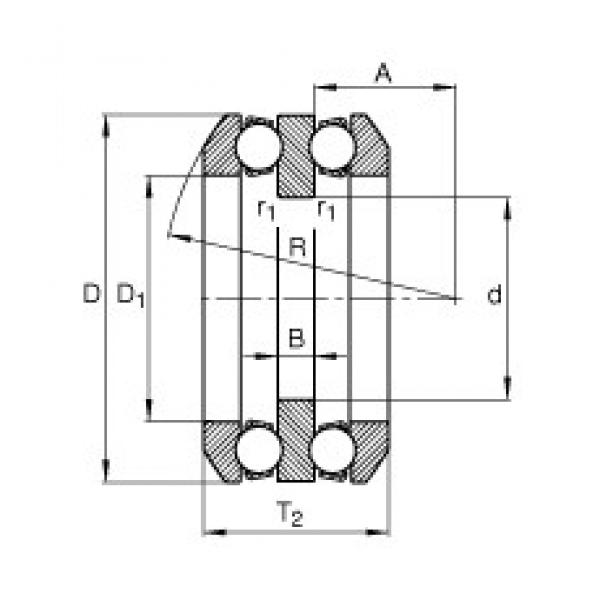 FAG 54210 thrust ball bearings #2 image